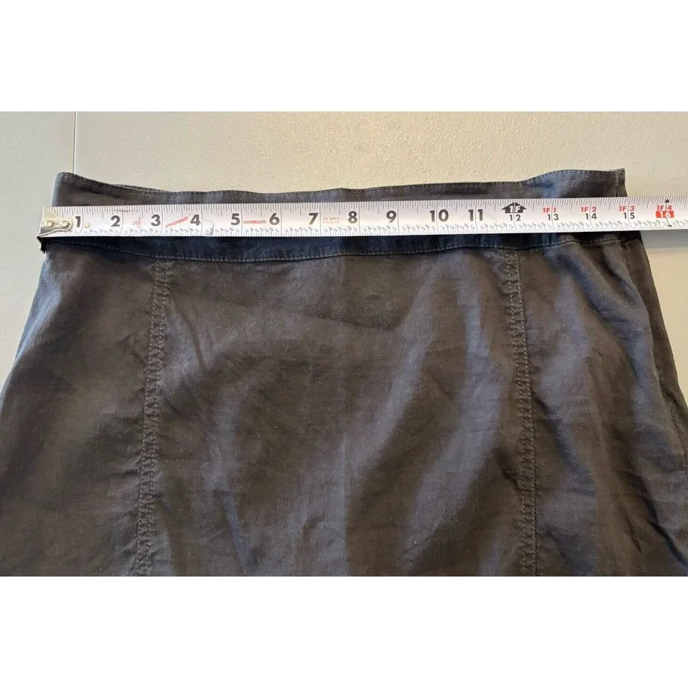Eileen Fisher Linen Blend Minimalist‎ Skirt Women's Size S